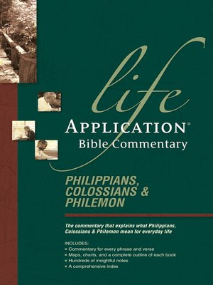 cover image of Philippians, Colossians, & Philemon